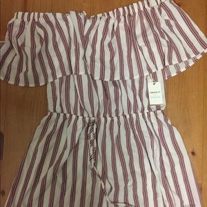Forever 21 Striped romper